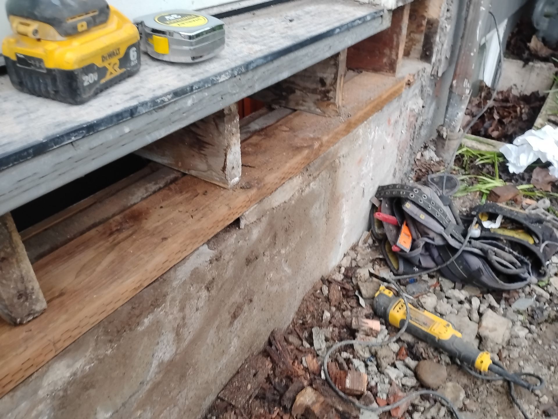 Foundation Transition Ground Level Repairs