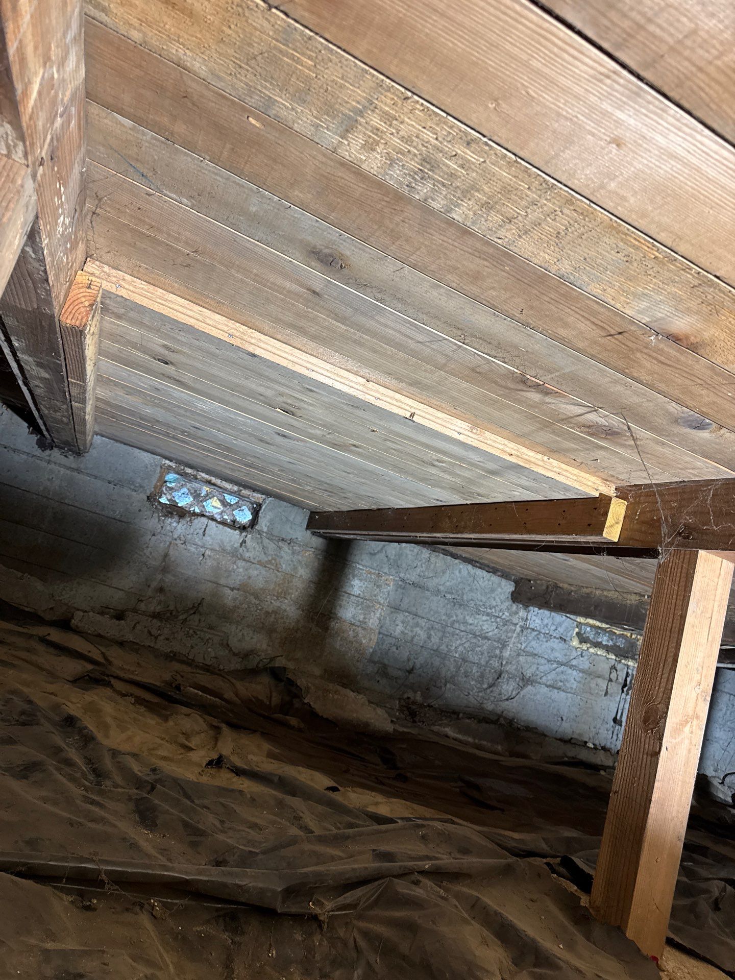 Crawlspace Floor System Framing Repair